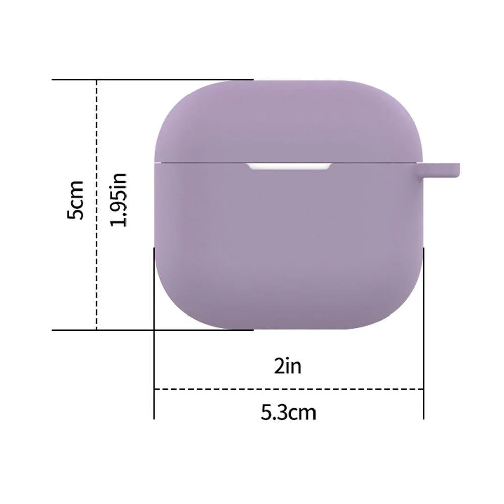For AirPods 4 Silicone Case Integrated Bluetooth-compatible Earbuds Protective Cover with Hook - Black - 7