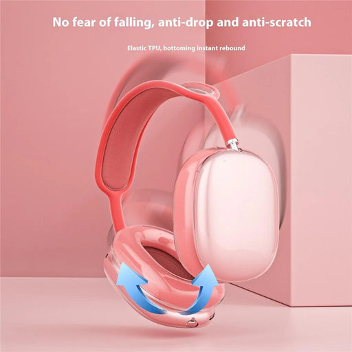 1 Pair Earpad Case for AirPods Max Clear TPU Protective Ear Cups Cover - 2