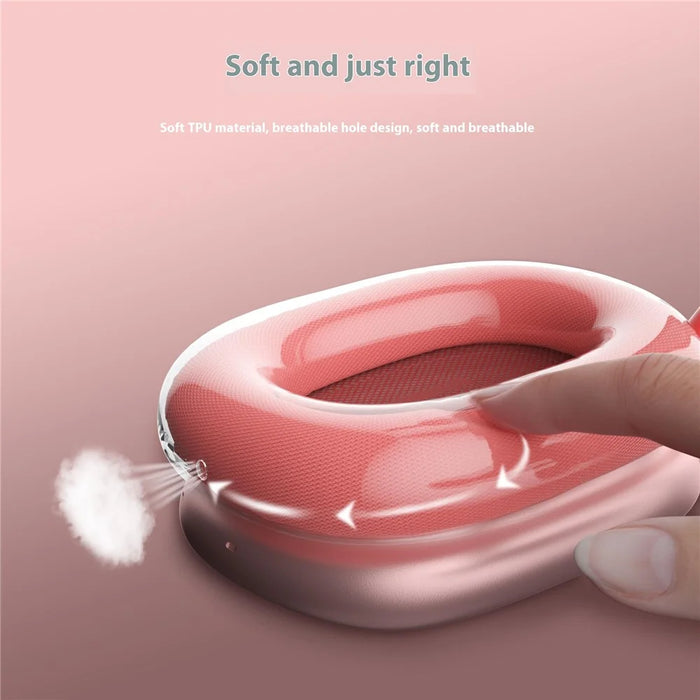 1 Pair Earpad Case for AirPods Max Clear TPU Protective Ear Cups Cover - 5