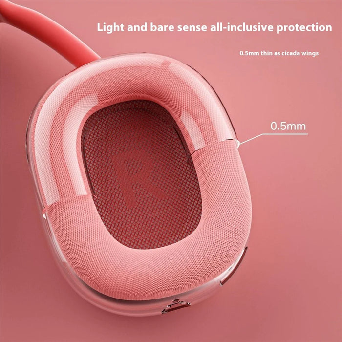 1 Pair Earpad Case for AirPods Max Clear TPU Protective Ear Cups Cover - 6