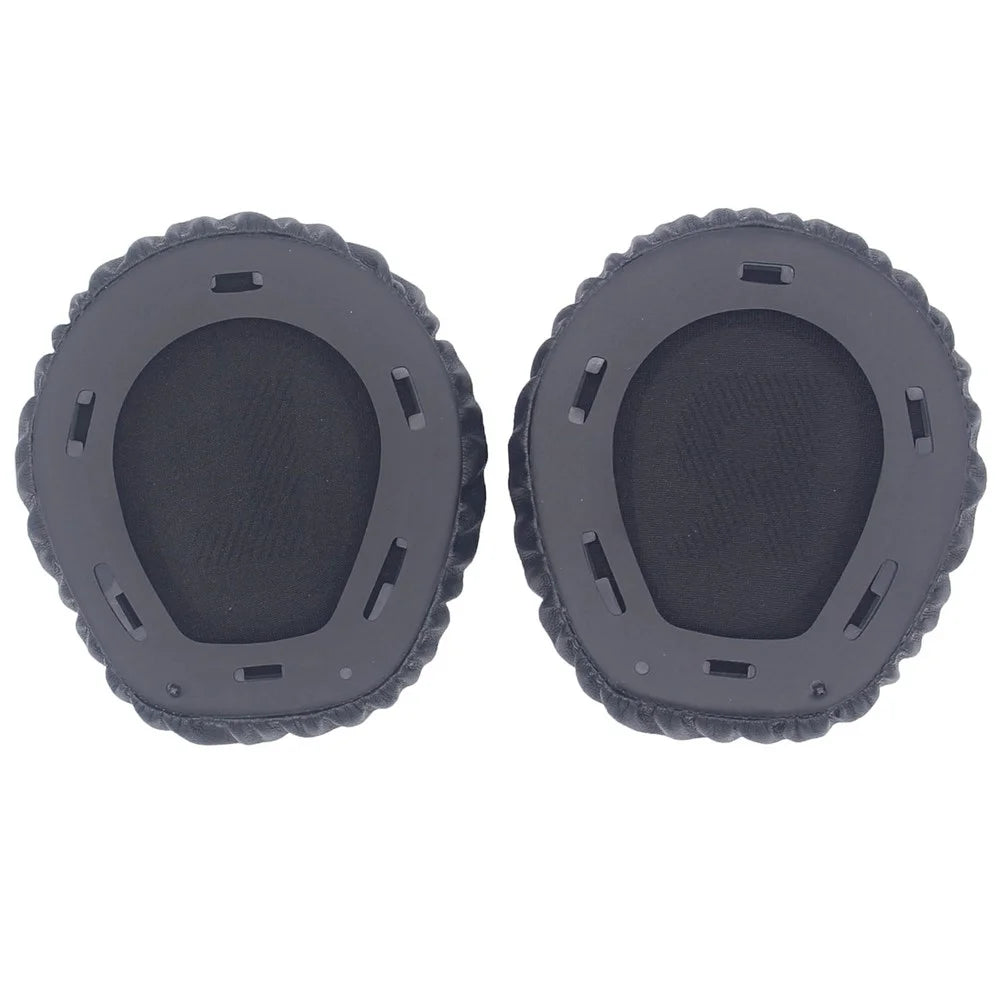 For JBL Quantum 350 / 360 Headphone Protein Leather Ear Pads+Mini Crowbar+Head Beam Sleeve - Black - 3