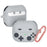 For Samsung Galaxy Buds3 Pro / Buds3 Game Console Design Protective Case Bluetooth-compatible Earphones Silicone Cover - Light Grey - 1