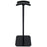 JD079 Headphone Desktop Stand Aluminum Alloy + Silicone Gaming Headset Holder Rack - Black - 1