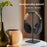 JD079 Headphone Desktop Stand Aluminum Alloy + Silicone Gaming Headset Holder Rack - Black - 2
