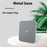 JD079 Headphone Desktop Stand Aluminum Alloy + Silicone Gaming Headset Holder Rack - Black - 5
