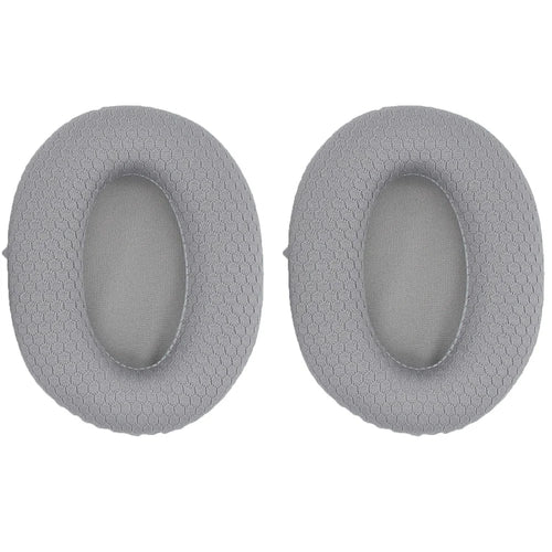 JZF-501 1 Pair for Razer Opus X Headphone Earpads Sponge+Mesh Cloth Ear Cushions - Grey - 1