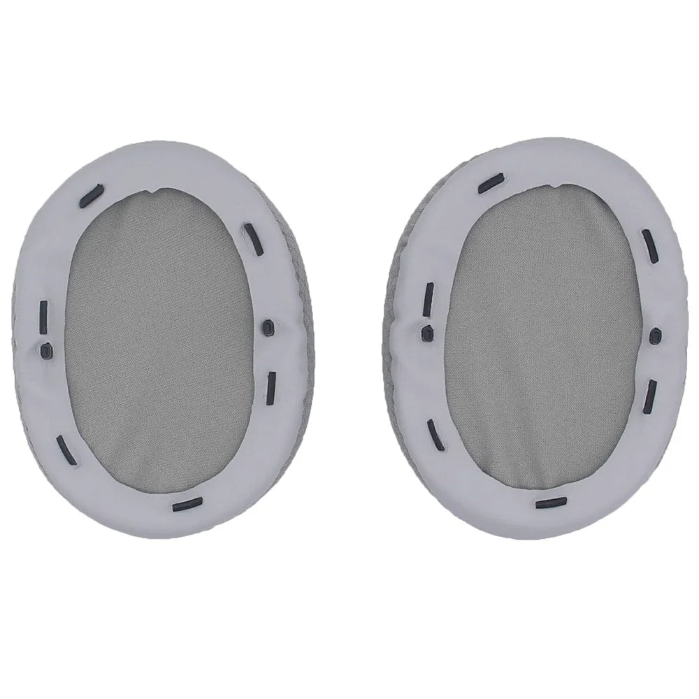 JZF-501 1 Pair for Razer Opus X Headphone Earpads Sponge+Mesh Cloth Ear Cushions - Grey - 3