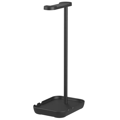 JD080 Detachable Headphone Stand Aluminum Alloy Gaming Headset Phone Holder Rack - Black - 1