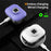For Apple AirPods Pro Case PC+TPU Flip Earphone Cover with Carabiner and Switch Lock - White - 7