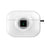 For Apple AirPods 3 Case PC+TPU Flip Earphone Cover with Carabiner and Switch Lock - White - 2