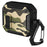 For Samsung Galaxy Buds3  /  Galaxy Buds3 Pro TPU + PC Earphone Protective Case Camouflage Earbud Charging Box with Carabiner - Green - 1