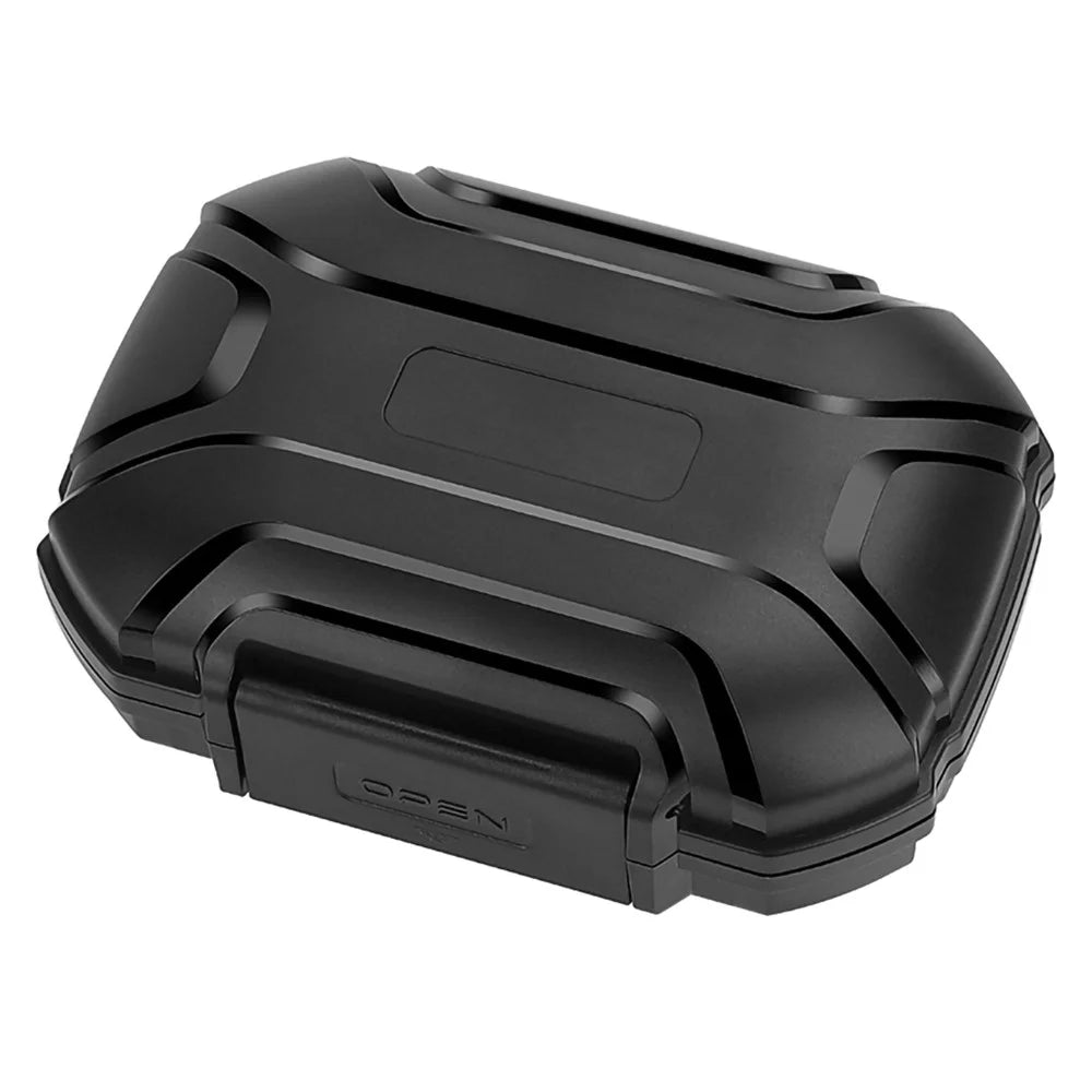 TRN MAG+ Earphone Storage Box Anti-fall Headset Accessories Sealed Waterproof Storage Case - Matte Black - 1