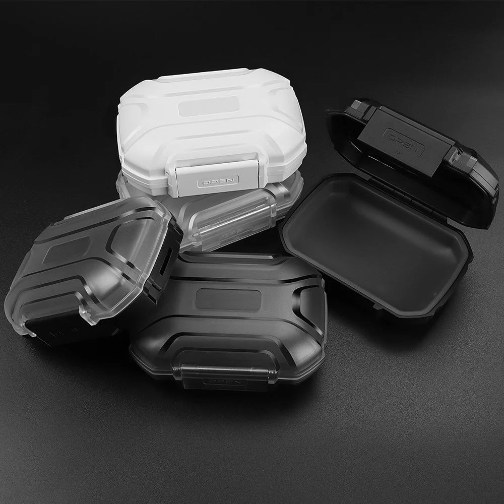 TRN MAG+ Earphone Storage Box Anti-fall Headset Accessories Sealed Waterproof Storage Case - Matte Black - 7
