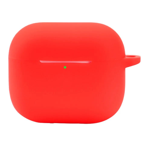 For AirPods 4 Case Bluetooth-compatible Earphone Silicone Case Earbud Protective Cover - Red - 1