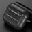 For AirPods 4 Case Carbon Fiber Texture TPU Earbuds Protective Cover with Hook - Black - 6