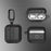 For AirPods 4 Case Carbon Fiber Texture TPU Earbuds Protective Cover with Hook - Black - 7