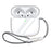 For AirPods 4 Case Bluetooth-compatible Earphone Silicone Case Clear Earbud Protective Cover with Lanyard - 1