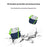 For Apple AirPods 4 Silicone Case Bluetooth-compatible Earphones Protective Sleeve with Hook - Black - 3