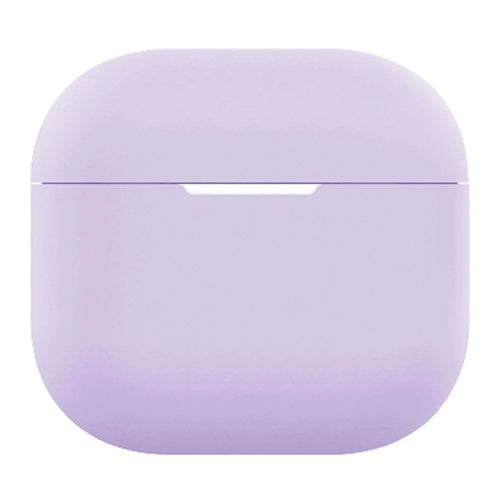 For AirPods 4 Silicone Case Bluetooth-Compatible Earphone Anti-Scratch Protective Cover - Light Purple - 1