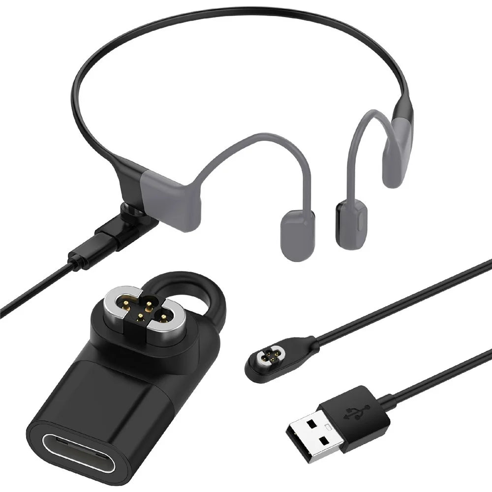 For Shokz Openswim Pro S710 Bone Conduction Earphone Charging Adapter Type-C Magnetic Connector - 1