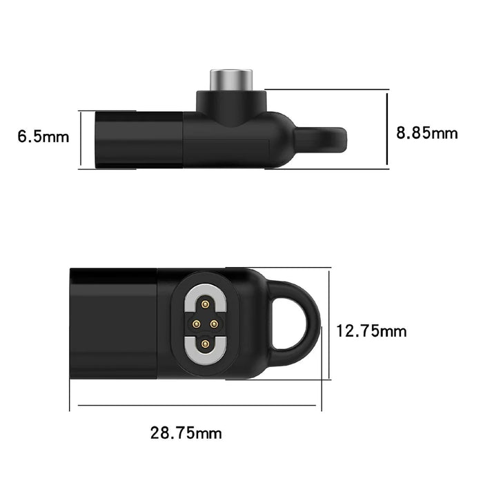 For Shokz Openswim Pro S710 Bone Conduction Earphone Charging Adapter Type-C Magnetic Connector - 6