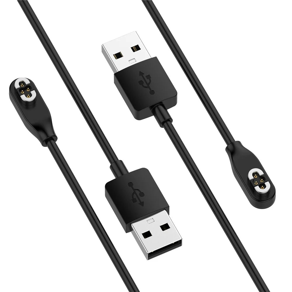 For Shokz Openswim Pro S710 Bone Conduction Earphone Magnetic Charger 1m USB-A Plug Charging Cable - 4