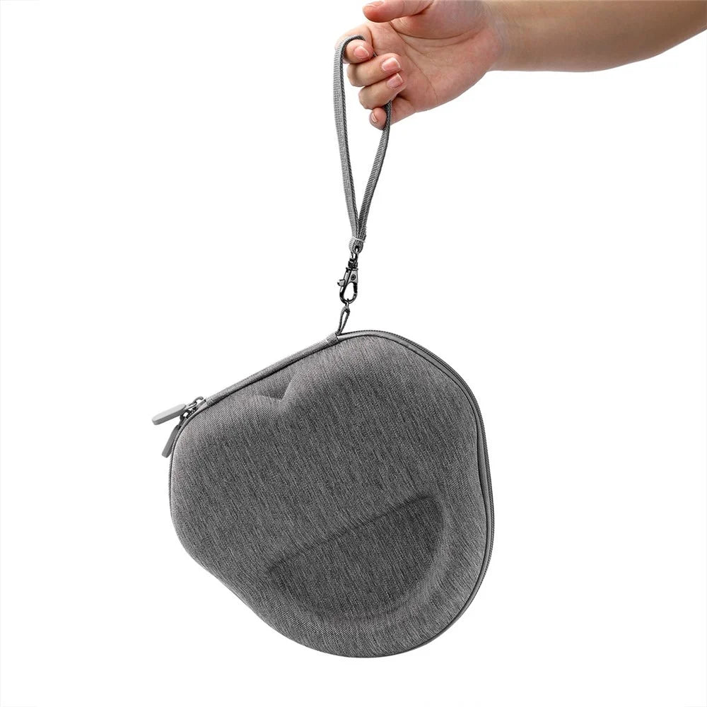 For AirPods Max with USB-C / Max EVA Storage Bag Headphone Carrying Case with 1 Pair Earpad Silicone Case - Matcha Green - 6