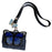 For AirPods 4 / 3 / Pro 2 / Pro Case Butterfly Pattern Denim Earbud Storage Bag with Pendant - Blue - 1