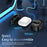 For AirPods 4 Case PC+TPU Lock Design Earphone Protective Cover with Hanging Hook - Black - 6