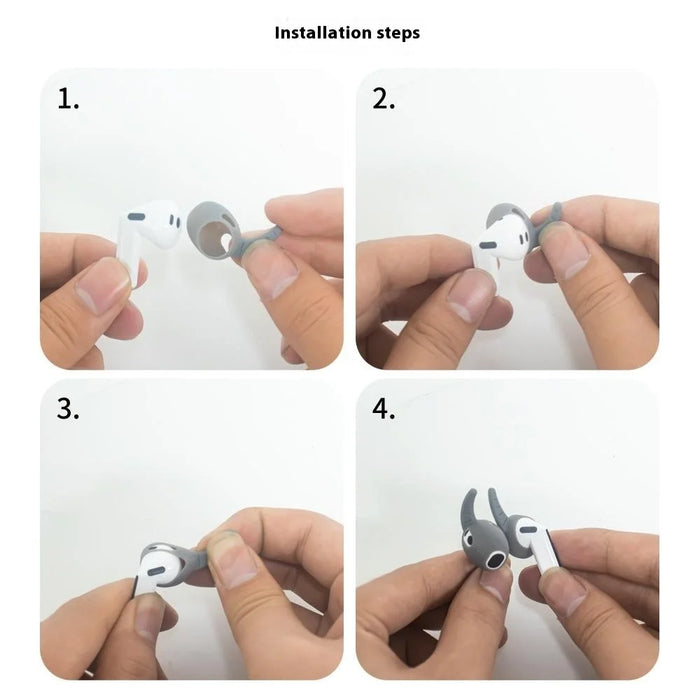 5Pairs Replacement Silicone Ear Tips for Samsung Galaxy Buds3 Anti-Slip Ear Hook Soft Covers - 5