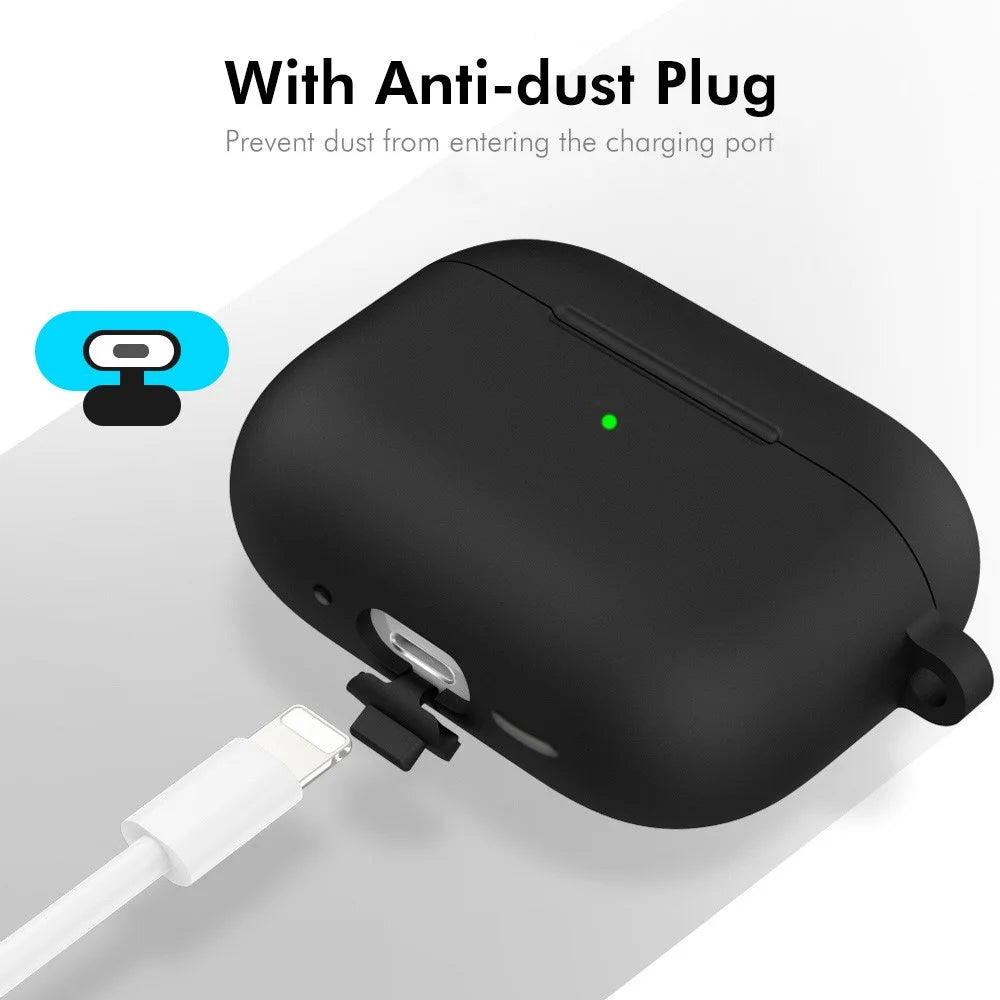 ENKAY HAT PRINCE AirPods 4 (2024)   Silicone Case Bluetooth-compatible Earphone Protector Cover with Hook / Earbuds - White - 3
