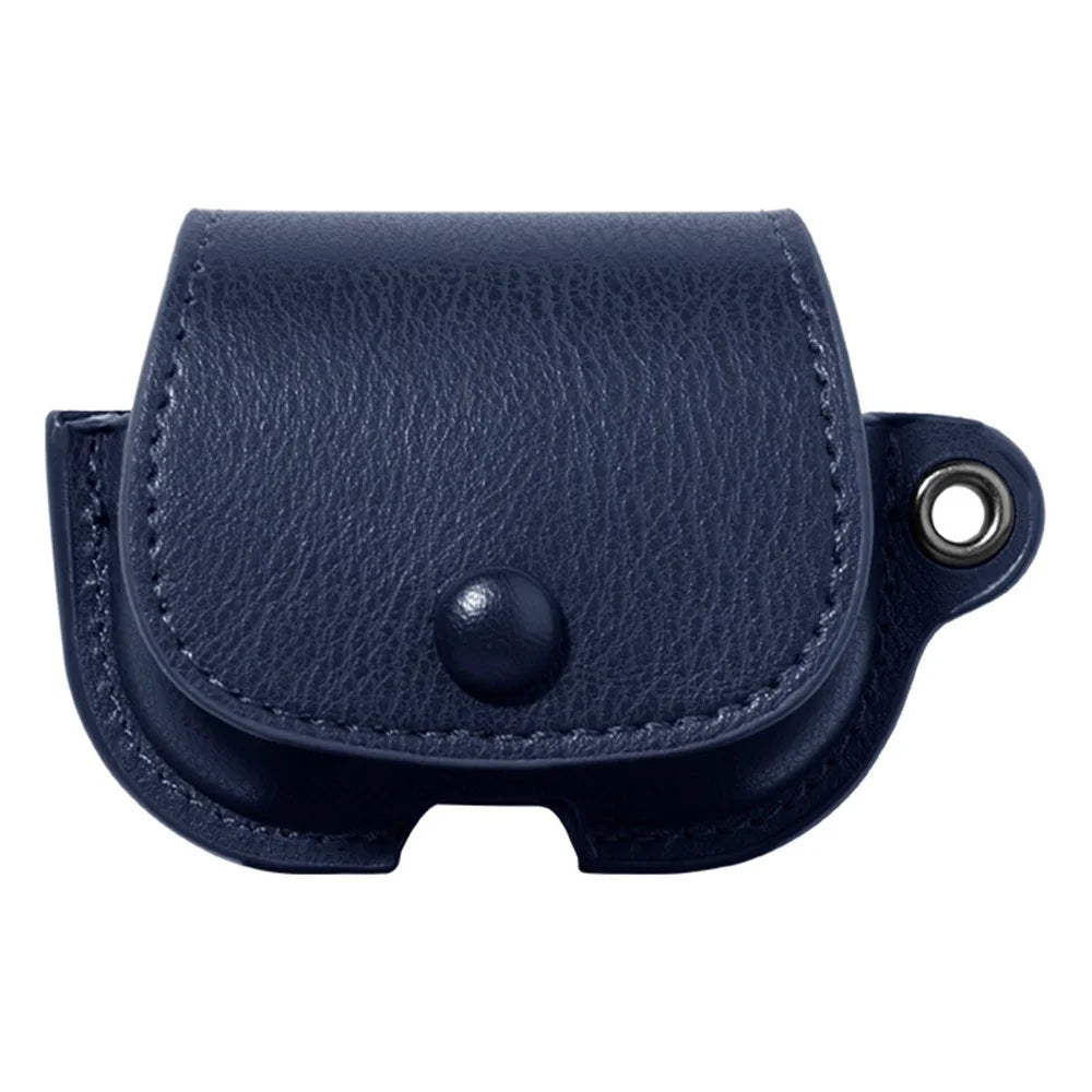 For Apple AirPods Pro 2  /  AirPods Pro Charging Case Cover Backpack Style Leather+PC Earbuds Protective Case - Blue - 1