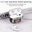 For AirPods 4 Earphone Case Mechanical Structure TPU Drop-Proof Protective Cover - 7