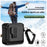 For AirPods 4 Earphone Case Automatic Eject TPU+PC Protective Cover with Carabiner - Black - 6