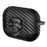 For AirPods Pro Protective Case Skull Design Snap Switch TPU + Metal Earphone Cover with Carabiner - Black - 1