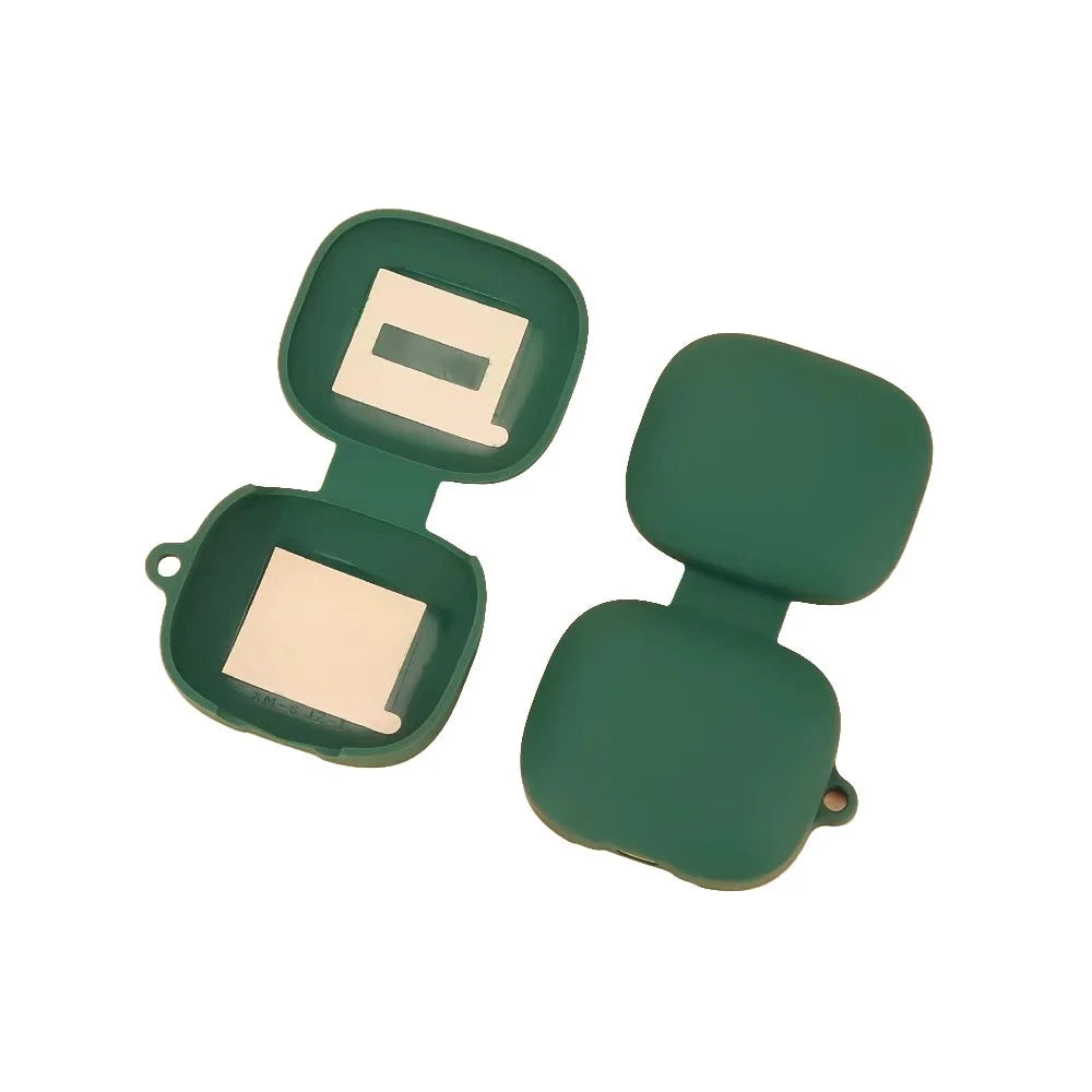 For Xiaomi Redmi Buds 6 Silicone Case Bluetooth-compatible Earphone Cover with Anti-Lost Buckle - Blackish Green - 4