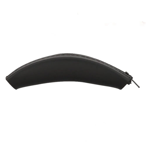 For Anker Soundcore Space Q45 Silicone Head Beam Cover Zipper Headband Protective Sleeve - Black - 1