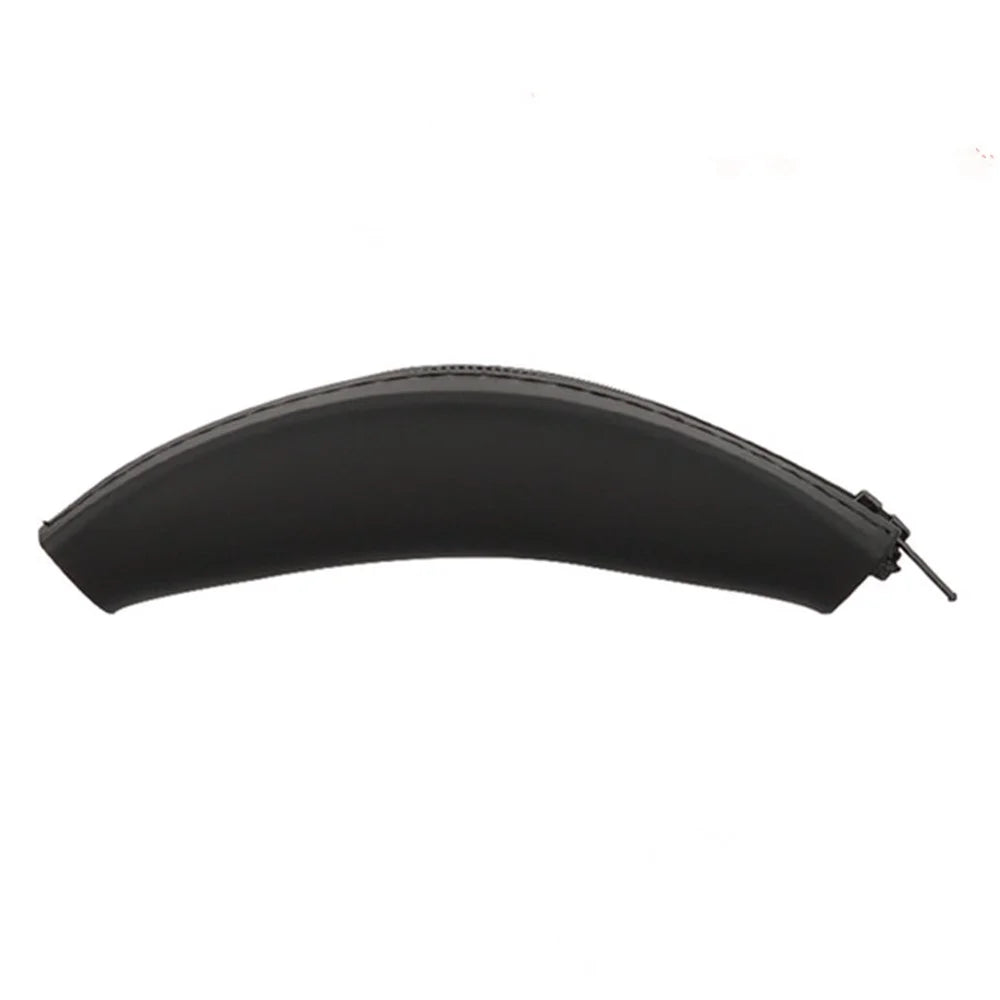For Anker Soundcore Space Q45 Silicone Head Beam Cover Zipper Headband Protective Sleeve - Black - 1
