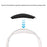 For Anker Soundcore Space Q45 Silicone Head Beam Cover Zipper Headband Protective Sleeve - Black - 2