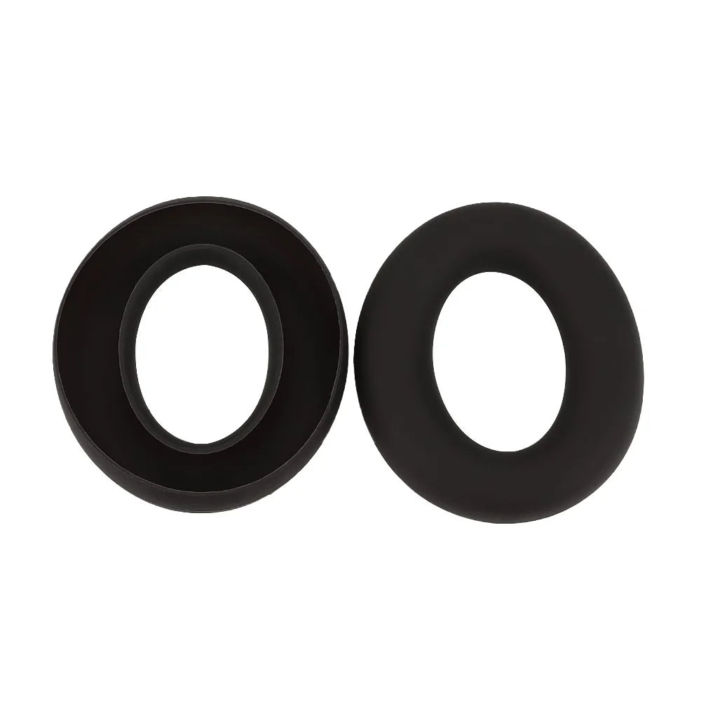 For Anker Soundcore Space Q45 Headphone Silicone Earpad Cushion Cover + Headband Sleeve - Black - 7