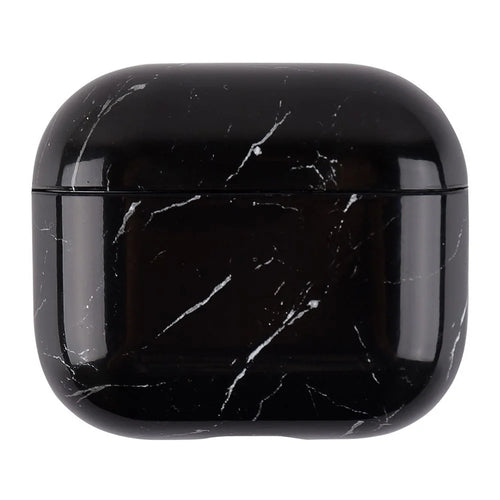 For AirPods 4 Protective Case Marble Pattern Anti-Drop Hard PC Earphone Charging Box Cover - S09 - 1