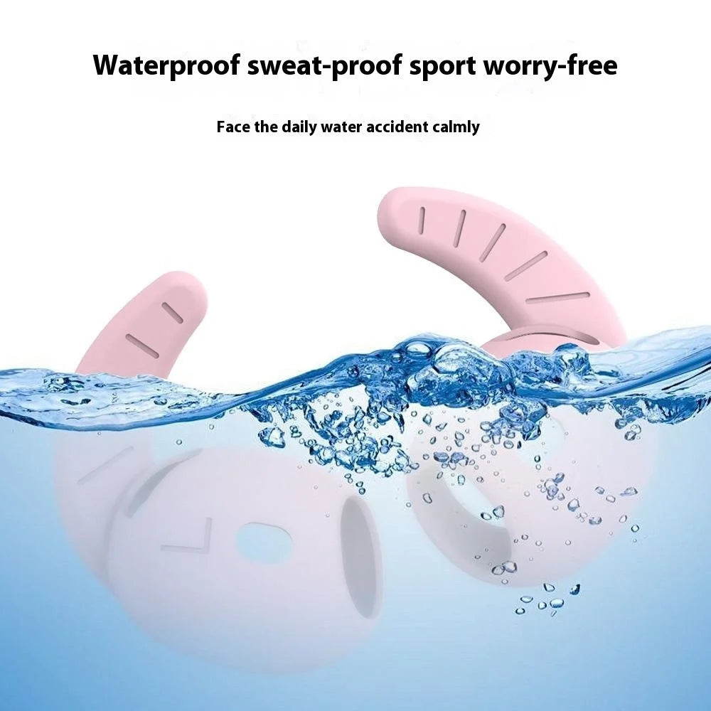 5 Pairs For AirPods 4 Silicone Earbud Covers Anti Lost Dust Protection Ear Tips - 6