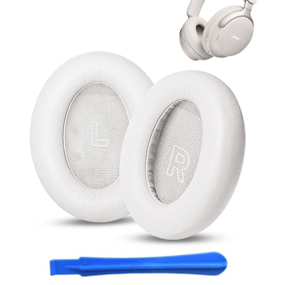 For Bose Quietcomfort Ultra Replacement Ear Pads with Installation Tool - White - 1