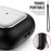 For AirPods 4 TPU Case Electroplating Litchi Texture Fall Prevention Earphone Cover with Lanyard - Silver - 6
