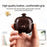For Xiaomi Redmi Buds 6 Active Charging Case Cover Leather+PC Earbuds Protective Case - Black - 3