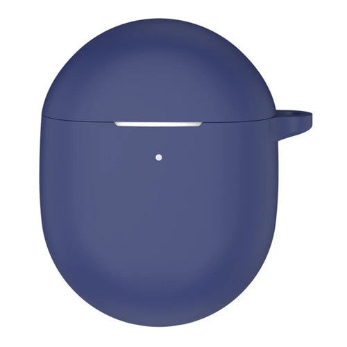 For Google Pixel Buds Pro 2 Case with Carabiner Bluetooth-compatible Earphone Silicone Protective Cover - Dark Blue - 1