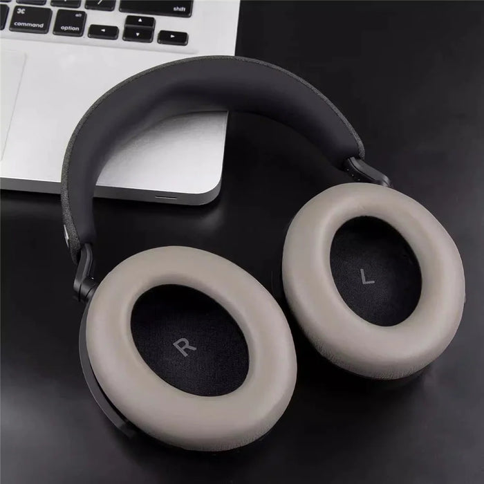 1 Pair For Sennheiser Momentum 4 Replacement Ear Pads Protein Leather Cushions with Removal Tool - Grey - 2