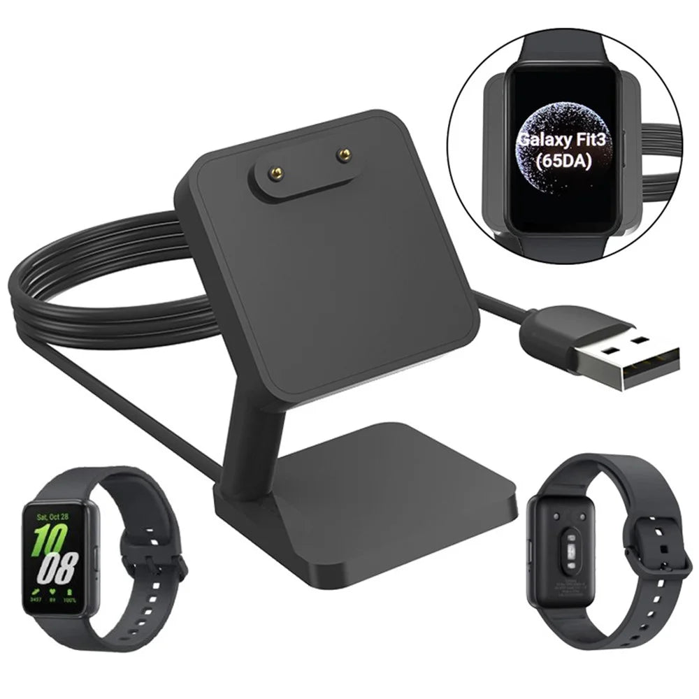 For Samsung Galaxy Fit3 R390 Charging Dock 65DA Smart Band Charger Charging Cable - 2