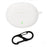 For Oppo Enco R3 Pro Case with Anti Lost Buckle Bluetooth-compatible Earbuds Silicone Protective Cover - White - 1