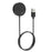 1m USB Cable Charger Smart Watch Charging Dock Cradle for Haylou RS3 LS04 - Black - 2